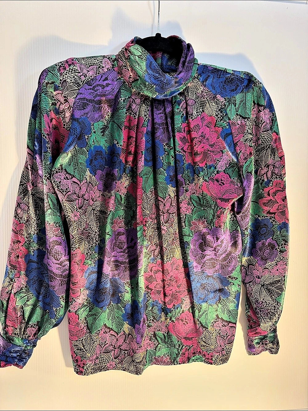 Tess Floral Blouse in Multicolor Size 8